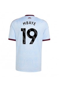 Aston Villa Ibrahim Mbaye #19 Fotballdrakt Tredje Klær 2026-27 Korte ermer